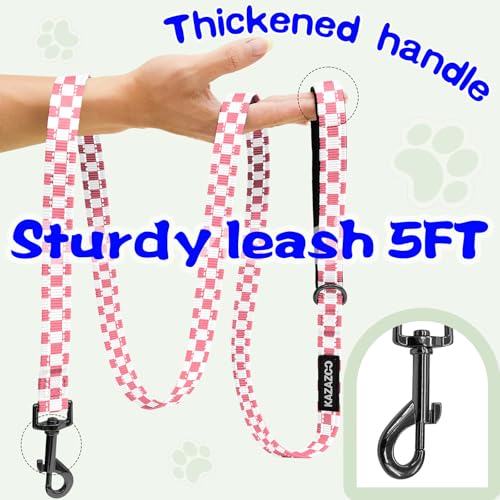 Kazazoo No Pull Small Dog Harness and Leash Set, Adjustable Puppy Soft Vest Harness with Breathable Mesh Padded, Reflectiv...