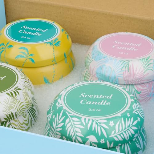 Scented Candles Bulk Gifts for Women, Aromatherapy Candle for Home Scented,Natural Soy Candle, Small Candles for 180 Hours...