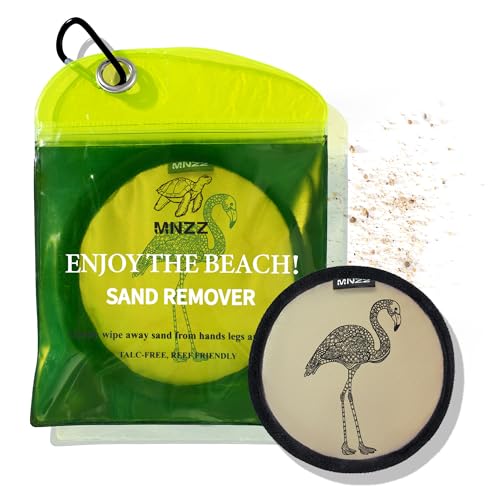 Beach Sand Remover Towel Eraser Bag Portable Quick Dry Pouch for Pool Picnic Vacation Hiking Travel Essentials Blanket Umb...