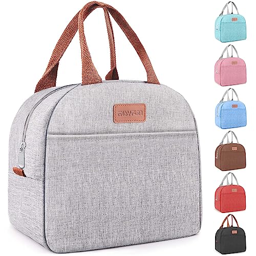 Lunch Bag for Women & Men Adult Insulated Lunch Box, Small Leakproof Cooler Food Lunch Containers Reusable High Capacity L...