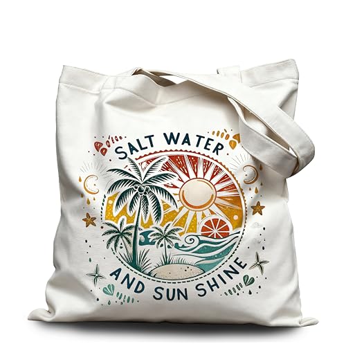 AgriFusion Tech Canvas Tote Bag for Women, Wide Comfortable Strap, Lightweight Eco-Friendly Beach & Shopping Tote