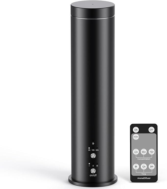 WEKELL Waterless Essential Oil Diffuser for Large Room, 1000 Sq Ft Coverage, Scent Diffuser for Home, Office, Hotel and Sp...