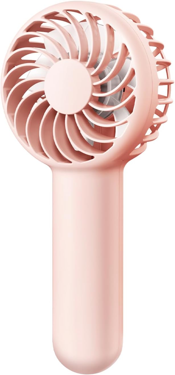 Gaiatop Mini Portable Fan, 3 Speed Powerful Handheld Fan, 2000mAh Battery Operated Cute Design Personal Small Fan, USB Rec...