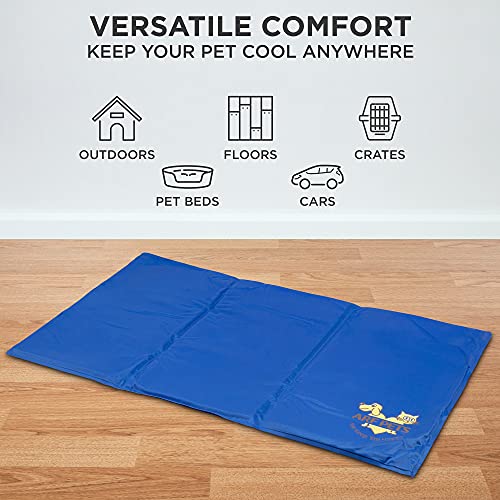 Arf Pets Dog Self Cooling Mat Pad for Kennels, Crates and Beds, Non-Toxic, Durable Solid Cooling Gel Material. No Refriger...