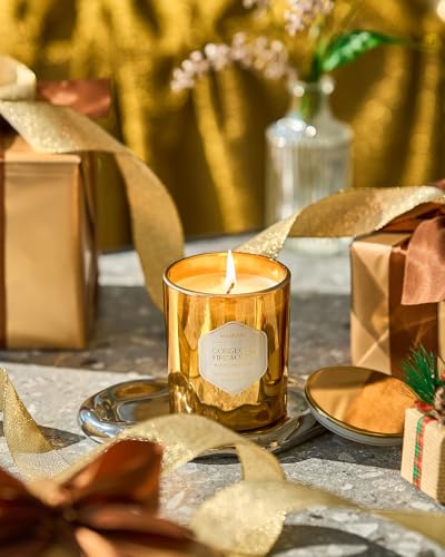 M&SENSE Gorgeous Fireworks Floral Scented Candle, 11.3oz Aromatherapy Gifts 70 Hours Long Lasting Burn, Cotton Wick Natura...