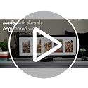 Americanflat 4x6 Collage Picture Frame with Shatter-Resistant Glass - Fits Five 4x6 Photos or Use as One 8x24 Picture Fram...