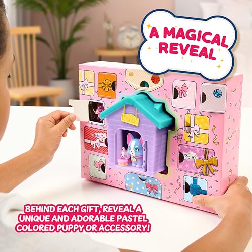 Little Live Pets Puppy House Playset, Mama Surprise Families Little Live Pets Puppy Party Pack, 15 Mini Collectible Puppie...