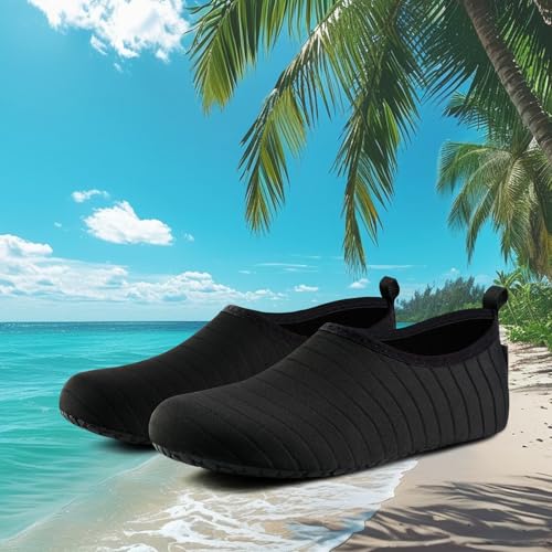 VIFUUR Water Sports Shoes Barefoot Quick-Dry Aqua Yoga Socks Slip-on for Men Women
