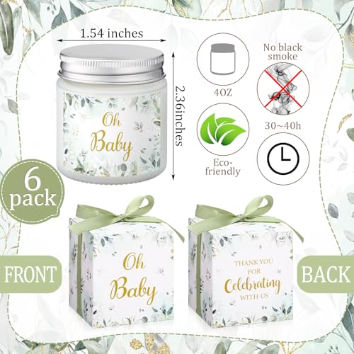 Conelist 6 Sets Baby Shower Game Prizes for Winners Player Baby Shower Winners Guest Gifts Candles Lavender Scented Favors...