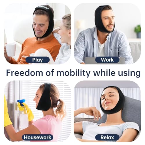 ZNÖCUETÖD Wisdom Teeth Ice Pack Face Head Wrap for Wisdom Teeth Removal Toothache Pain Relief, TMJ, Jaw Ice for Face Oral ...