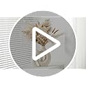 Levvohd Hollow Ceramic Vase Set of 2, Modern Nordic Minimalist Book Style Boho Aesthetic Vases for Home Decor Living Room ...