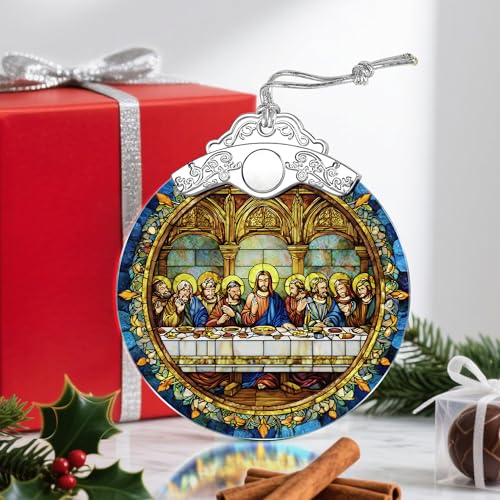 Christian Religious Christmas Ornaments - The Last Supper Ornament | Christmas Tree Ornament | Xmas Tree Decor - Spiritual...