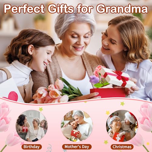 Mothers Day Birthday Gifts for Grandma, Grandma Gifts from Grandkids, Mother's Day Birthday Gift for Nana Grandmother GaG...