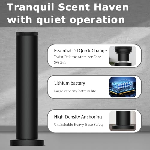 Wireless Hotel Scent Diffuser Starter Kit- Cordless Rechargeable Diffuser for Whole House - Hotel Scents Collection - App ...