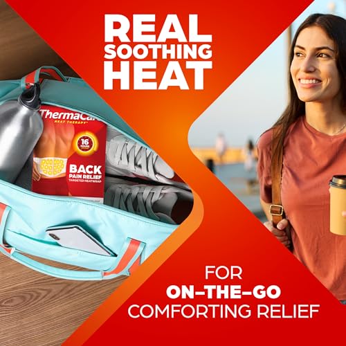 ThermaCare Advanced Back & Hip HeatWraps - Long-Lasting, Disposable Heat Therapy for Lower Back Pain, Muscle Soreness, & H...