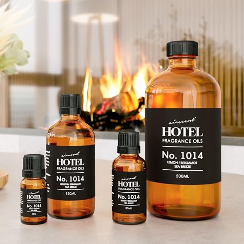 AirScent Hotel Diffuser Oil No. 1014 - The Iconic 5-Star Hotel Coastal Blend - Lemon Bergamot Sea Breeze - 10 mL Premium F...