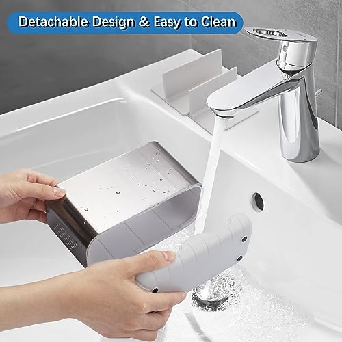 LAFARA Toothbrush Holders for Bathroom Organizer Countertop, Detachable Anti-Slip Large Electric Toothbrush Holders, Brush...