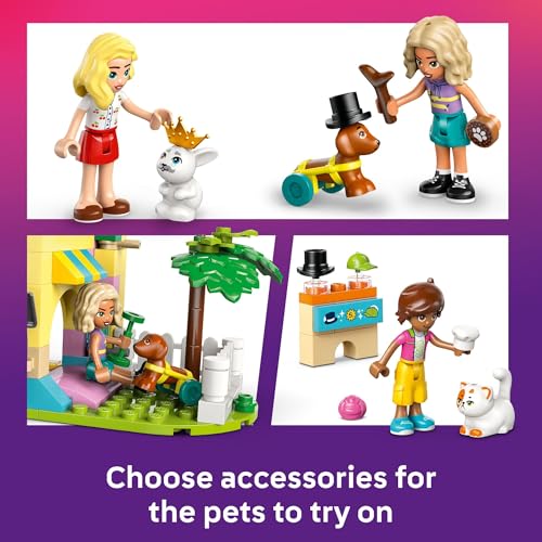 LEGO Friends Pet Accessories Shop Pretend Play Set - Building Toy for Kids, Girls and Boys, Ages 6+ - with 3 Minidolls, To...