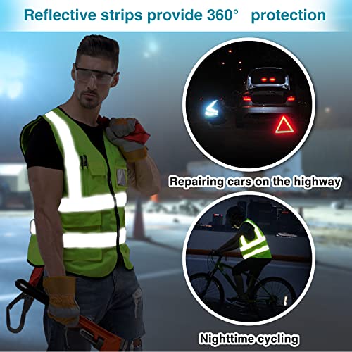 Cooling Vest with 20Pcs Ice Packs - Cool Safety Vest for Men Women Ice Cooling Vest for Hot Weather Work