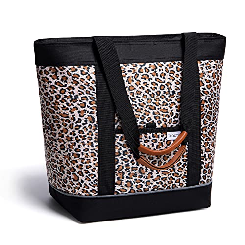 TIIOCTI Insulated Cooler Bag Reusable Grocery Tote Bags Transport Large Lunch Box for Women