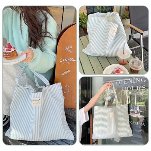 YanZhou Canvas Tote Bag, Organic Cotton, Reusable, Durable and Eco-friendly, Ideal for Shopping and Groceries