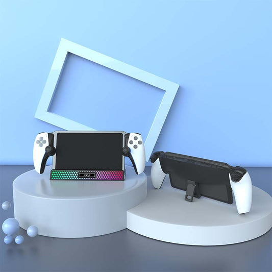 Game Machine Charging Base Single Fixed Charger Portable Stand With RGB Lamp