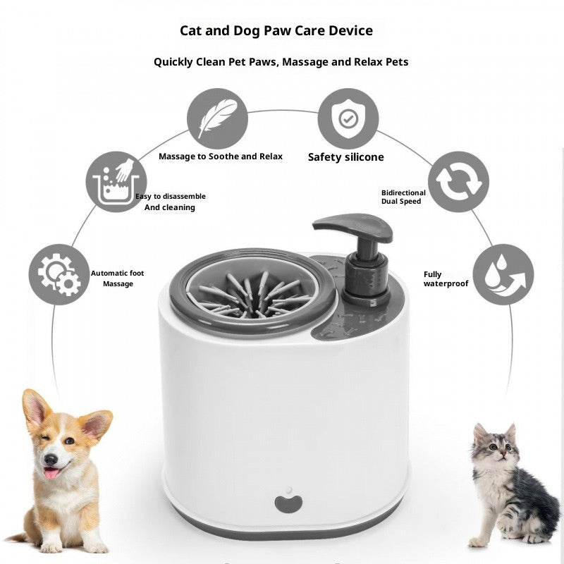 Cross-border 2-in-1 Electric Pet Foot Bath Cup