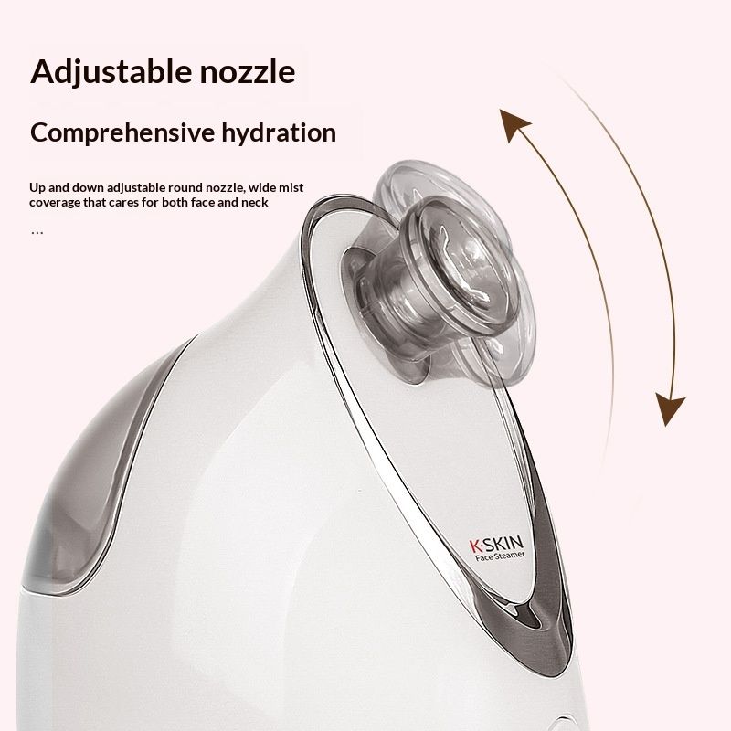 Hot Steam Facial Steamer Beauty Device Nano-spray Hydrating Tool