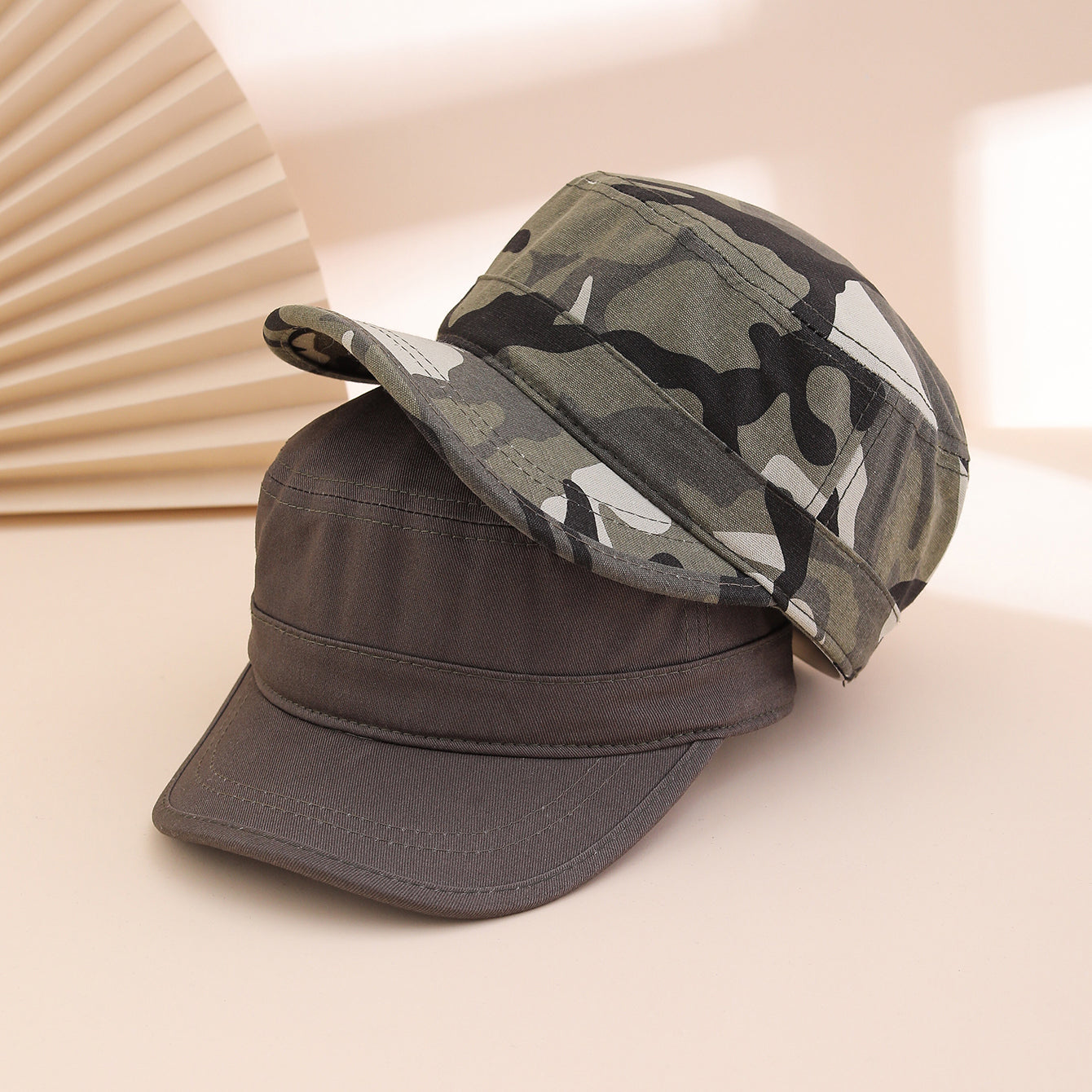 Korean-style Retro Navy Cap - A Casual Everyday Flat-top Hat With Simple Solid Color - Perfect For Outdoor Outings