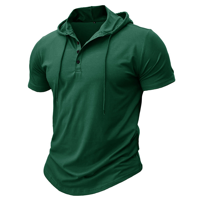 Cross-border Mens Sportswear Fitness Short-sleeve T-shirt