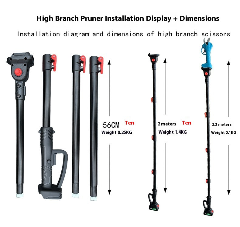 Household Electric High-branch Saw Charging Type