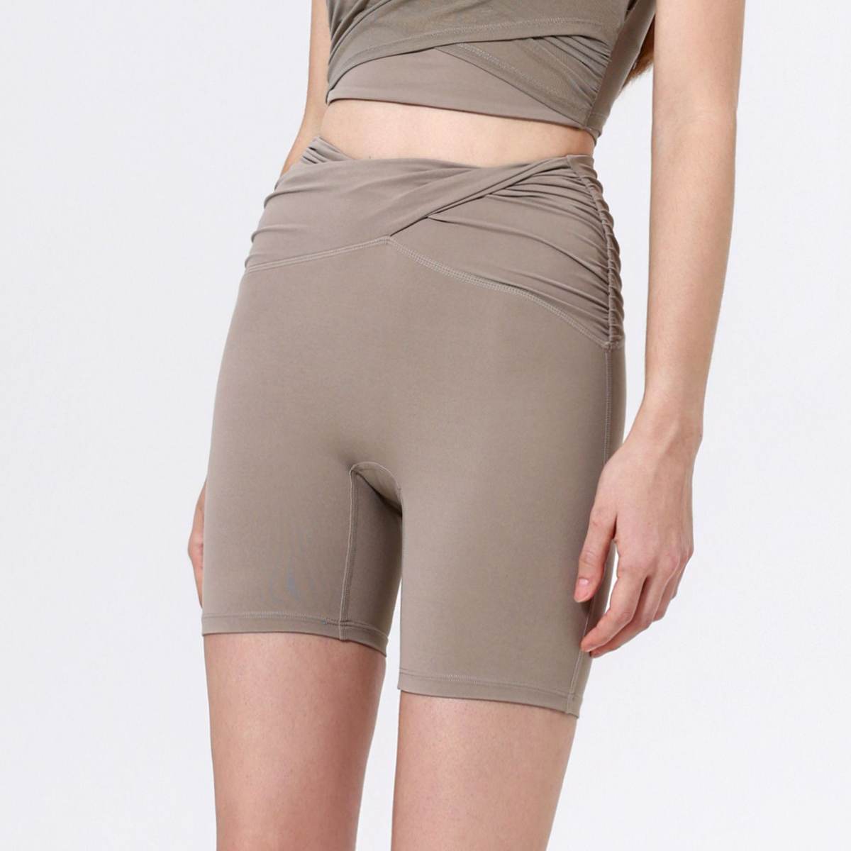Yoga High Waist Hip Lifting Nude Feel Sports Running Cycling Pants