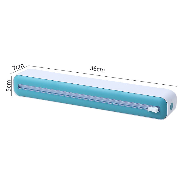 Cling Film Cutter Magnetic Wall-Mounted Kitchen-Use For Tearing Aluminum Foil And Cling Film Box Cover & Bag-Saving Cutting Tool