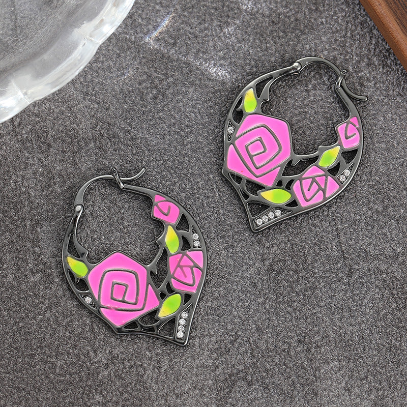 Korean-style Instagram Niche Design Earrings