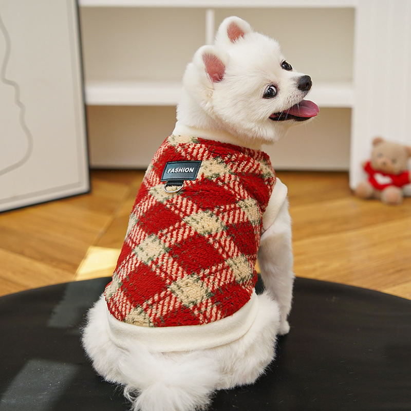 Dog Pet Clothes Made From Polar Fleece For Warmth