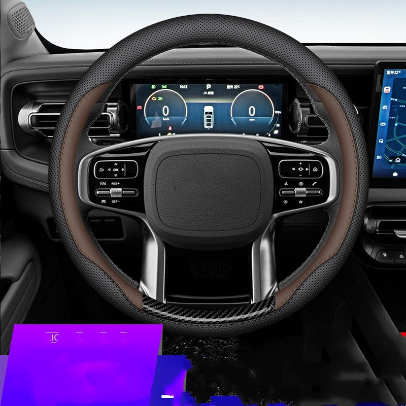Steering Wheel Cover Modified Hand-Stitched Accessories