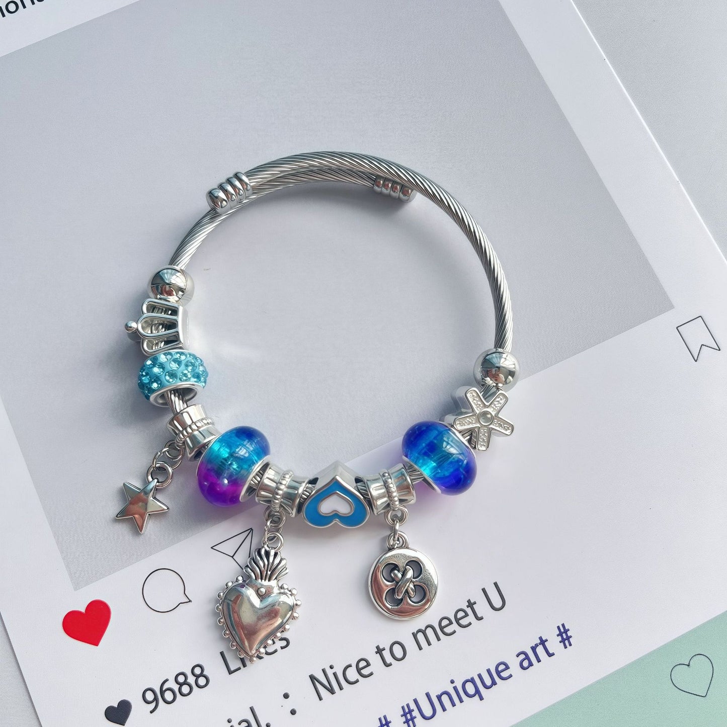 Panjia Fashion Best-Selling Titanium Steel Bracelet Versatile High-End Style Wristband Jewelry