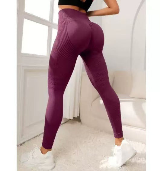 European And American Cross-Border Seamless High-Waist Butt-Lifting Fitness Pants