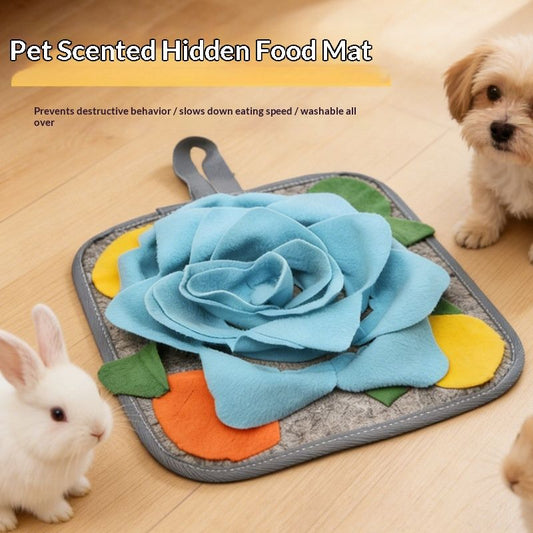 Rabbit And Hamster Slow-feeding Training Foraging Sniffing Mat