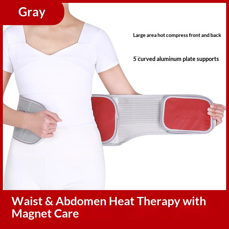 Dual Sided Heating Waist Support Belt Lumbar Protection For Sports Fitness And Lower Back Pain Relief