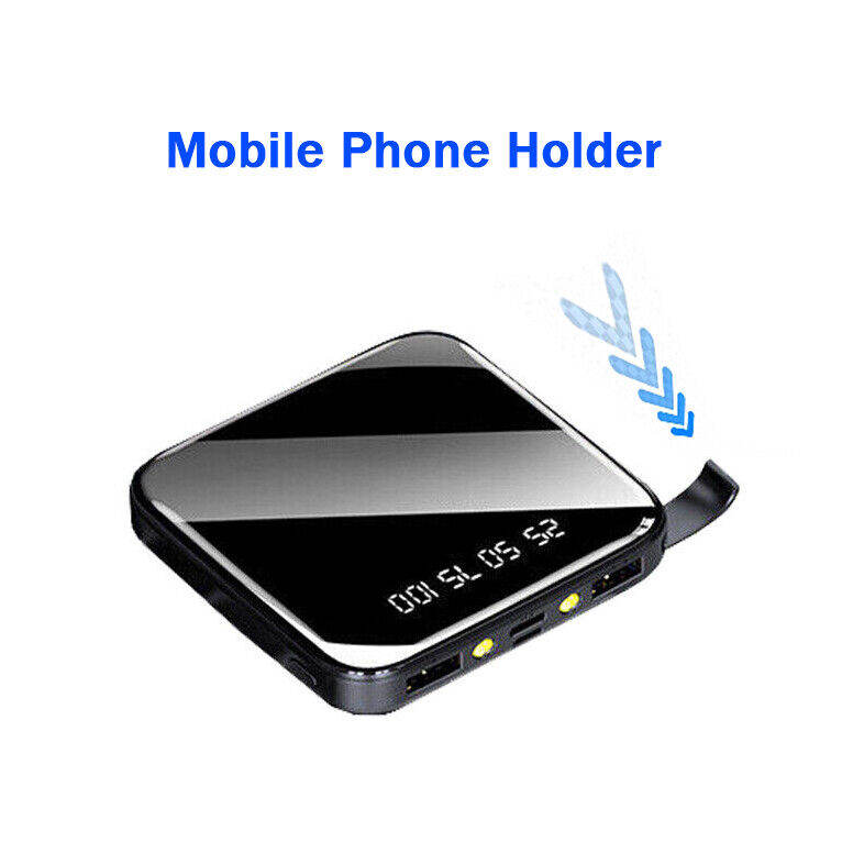 10o00mAh Power Bank Portable Fast Charger Battery Pack 2 USB For Mobile Phone