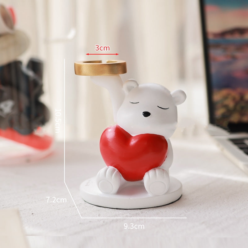 Trendy Resin Cool Rabbit Watch-charging Bracket