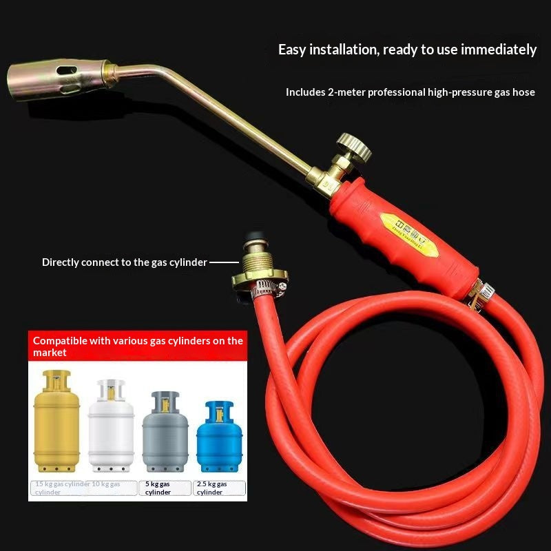 Zhongyuan Dingli Liquefied Gas Flame Gun, Household Pig Hair-Removal Blowtorch, Waterproof Disinfection Welding Torch, Baking And Roasting Blowtorch