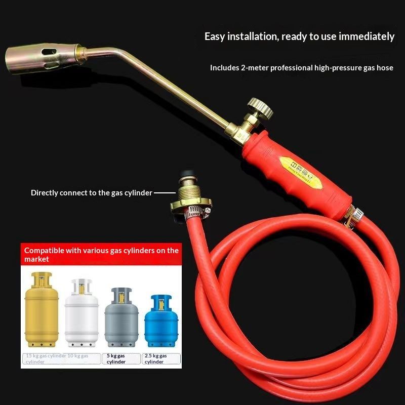 Zhongyuan Dingli Liquefied Gas Flame Gun, Household Pig Hair-Removal Blowtorch, Waterproof Disinfection Welding Torch, Baking And Roasting Blowtorch