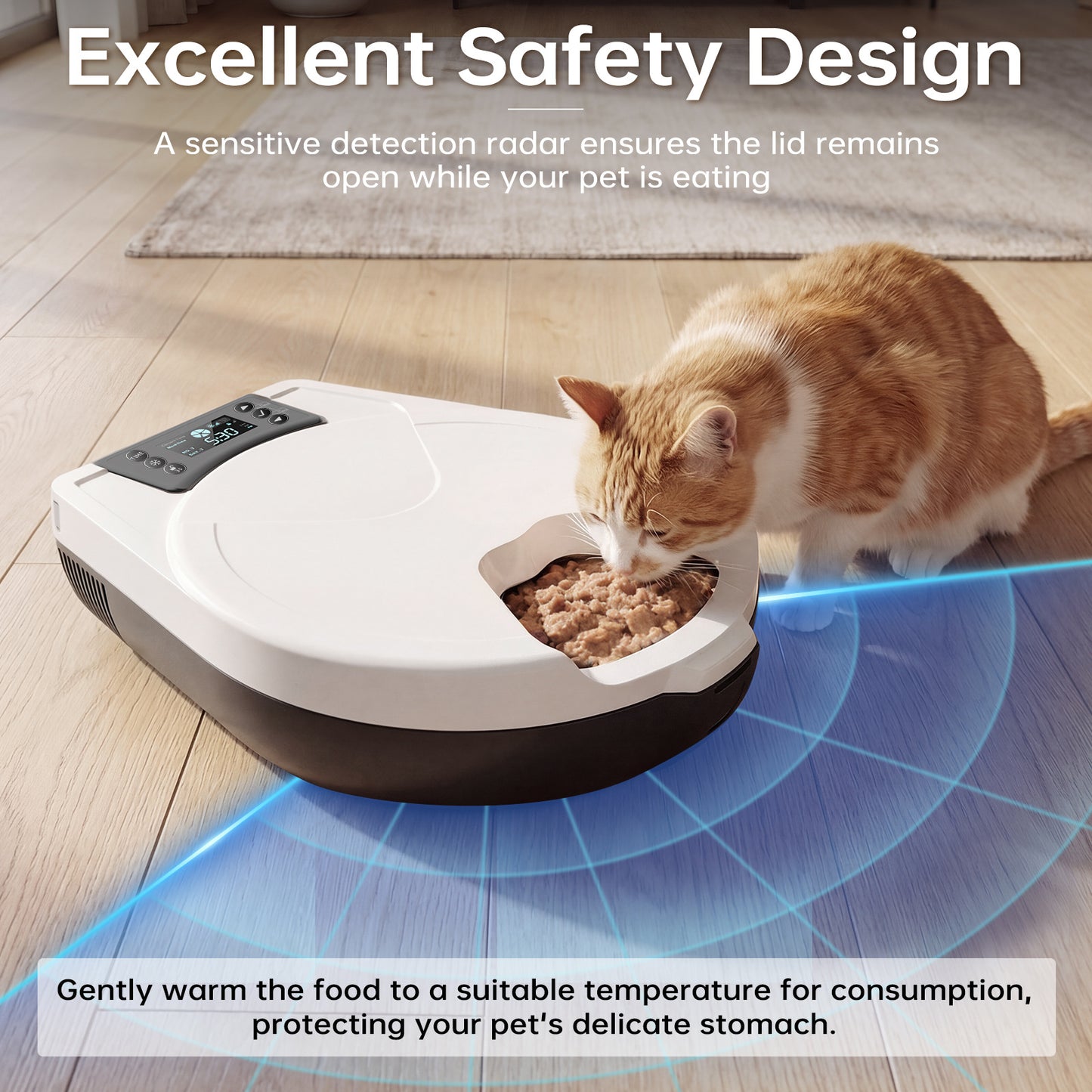 Smart Pet Feeder Automatic Timer For Cats Small Dogs Keeps Raw Or Wet Food Fresh For 3 Days