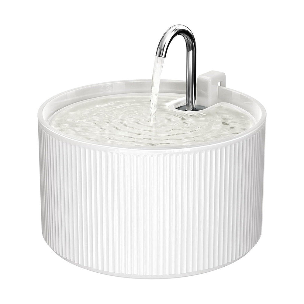 Ceramic Cat Water Fountain 2.2L Pet Automatic Water Dispenser