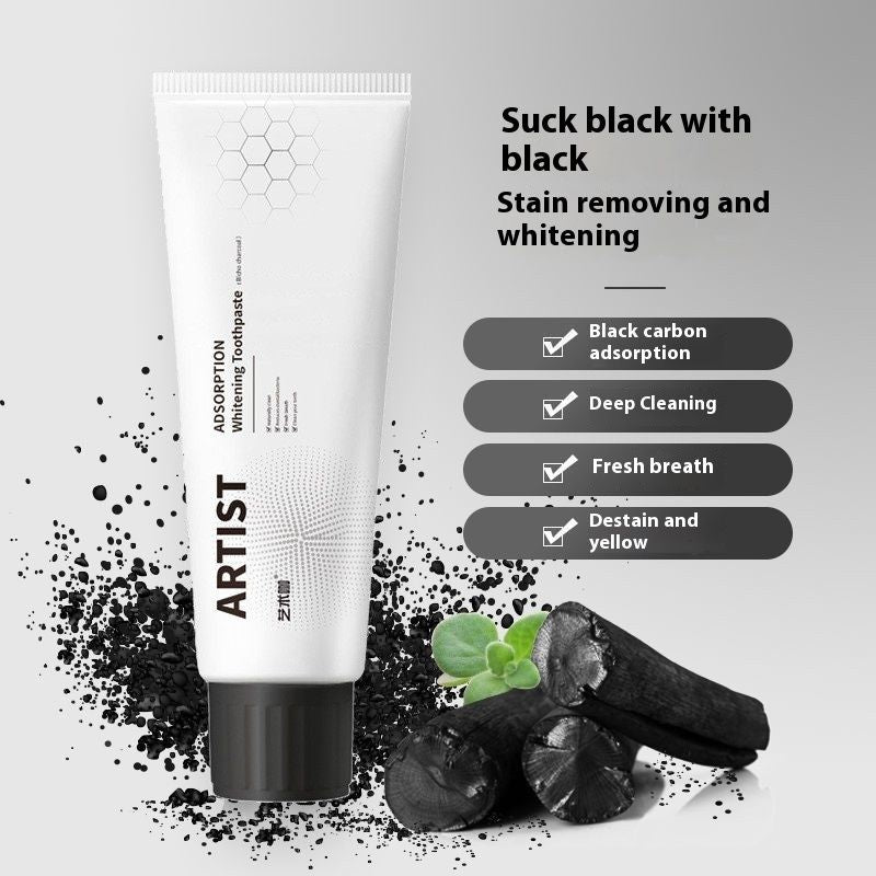 Binchoutan Toothpaste Anti-yellow Stain Preparation Carbon Cleaning Oral Care