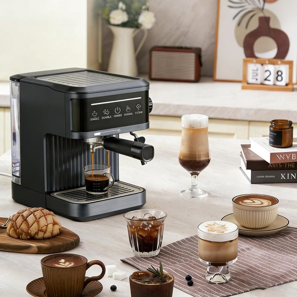 Electrical Coffee Maker Smart Coffee Machine Milk Frother Espresso Cappuccino