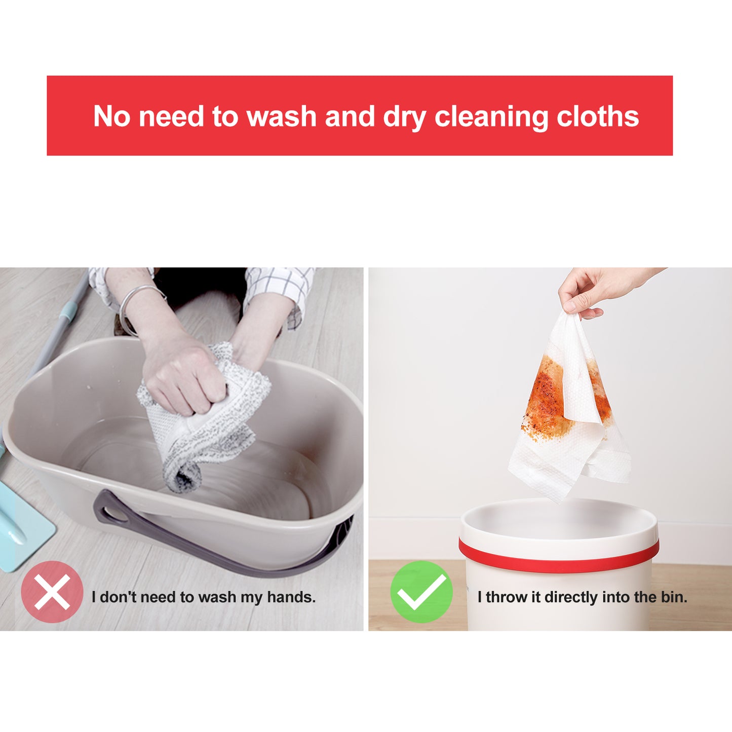 Dry Mop Refills - Multi Surface Cleaning Cloths For Dusters,  Lock Dirt, Dust, And Pet Hair - Suitable For Hardwood, Tile, And Vinyl Floors - 30 Count