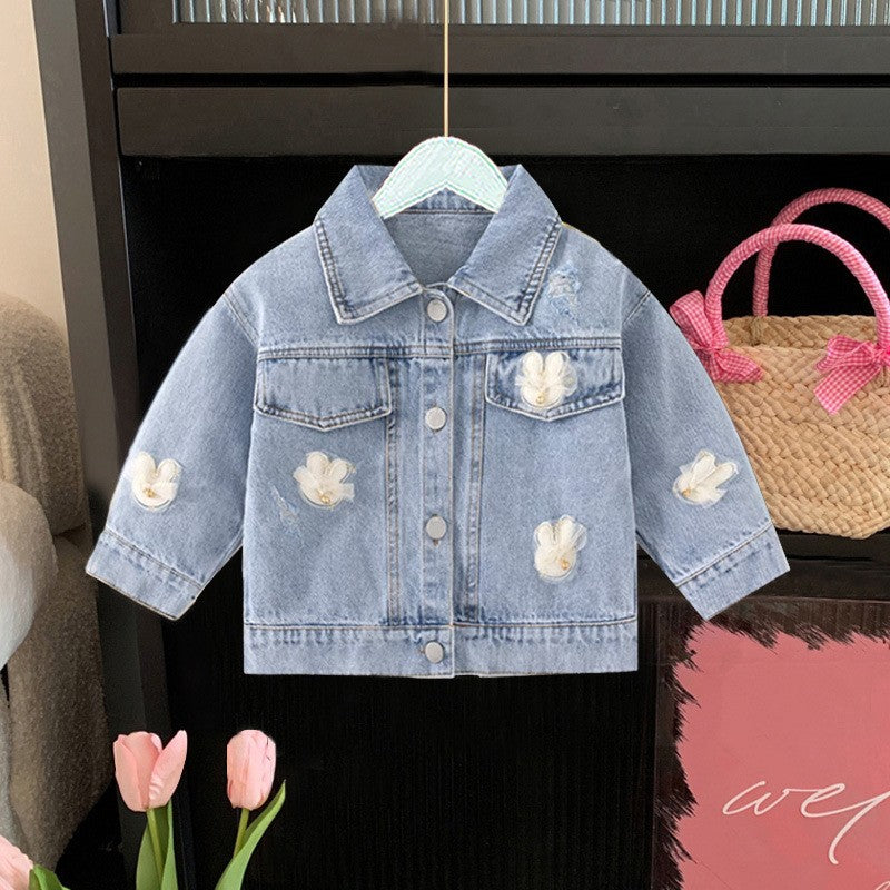 Kitten Korean Fashion Casual Denim Jacket